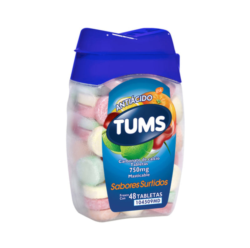TUMS EXTRA SURTIDO TAB C/48 CS3+1