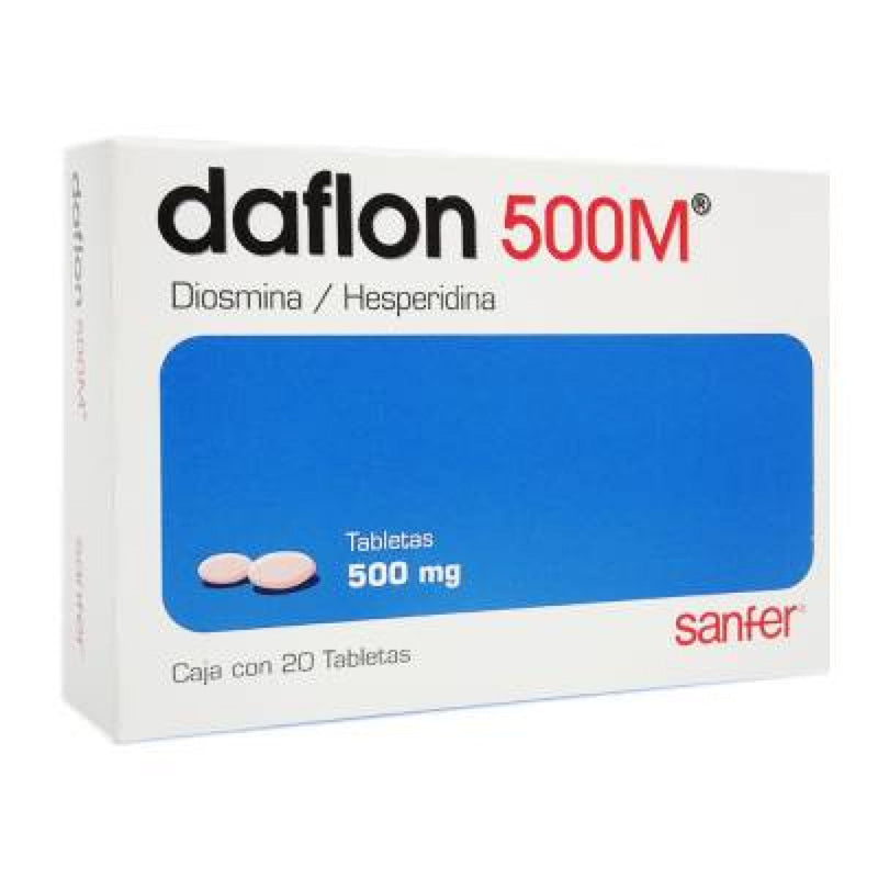 DAFLON 500 MG GRAG C/20