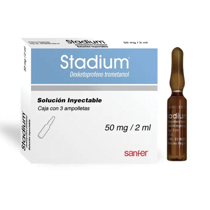 STADIUM 50MG/2ML SOL INY C/3