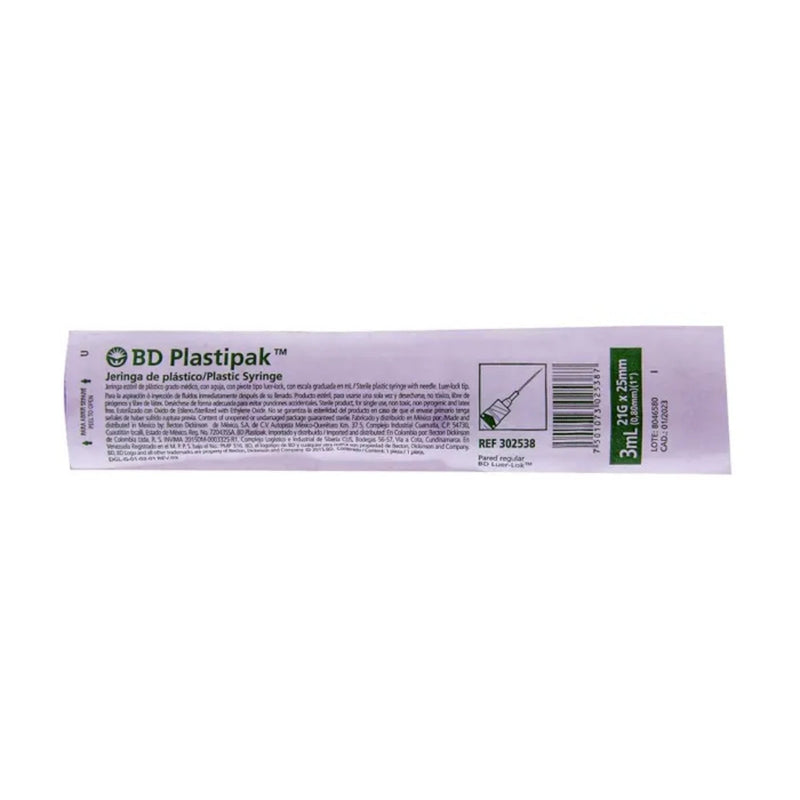 PLASTIPAK VERDE 21X25 3 ML