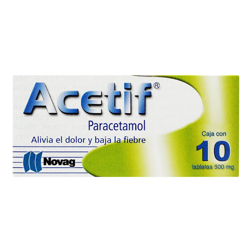 ACETIF 500 MG TAB C/10 GI