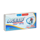 ACETIF 500 MG TAB C/10 GI
