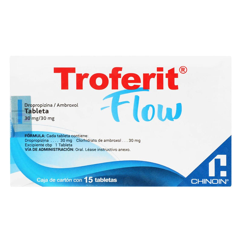 TROFERIT FLOW 30MG/30MG TAB C/15