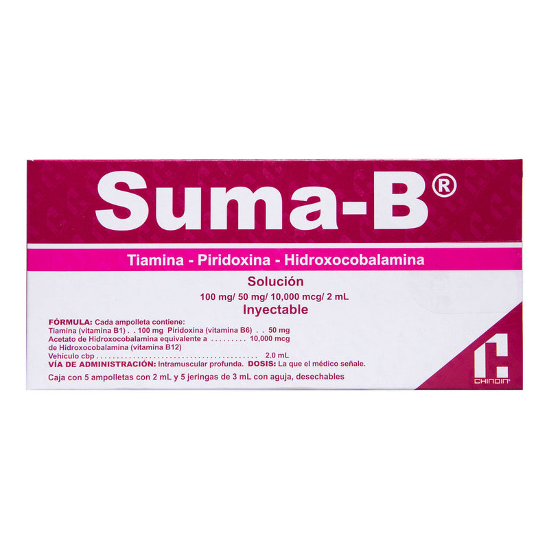 SUMA-B 2 ML AMP C/5 JGAS