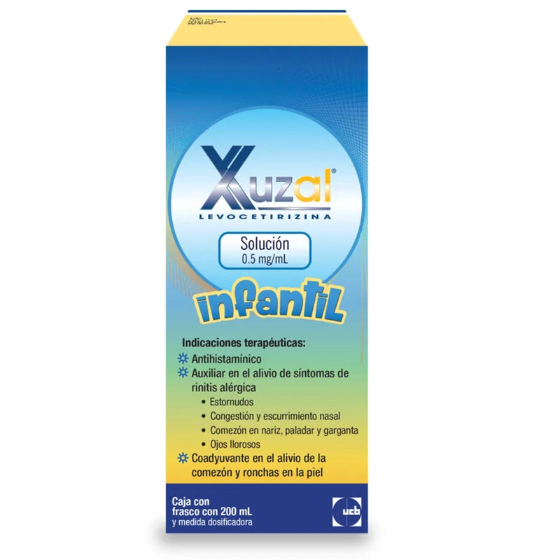 XUZAL 0.5 MG SOL 200 ML