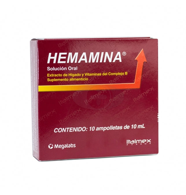 HEMAMINA INGERIBLE AMP C/10