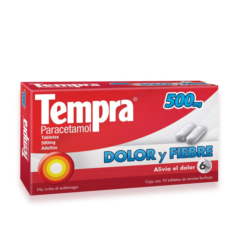 TEMPRA 500 MG TAB C/10