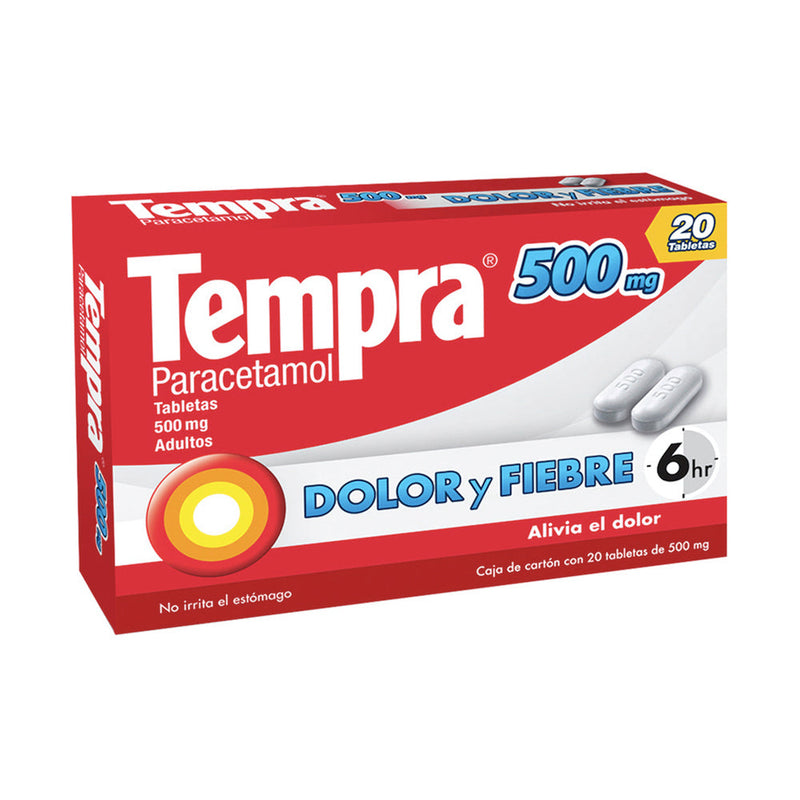 TEMPRA 500 MG TAB C/20