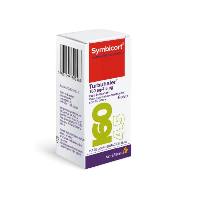 SYMBICORT 160 MG/4.5 MG PVO 60 DOSIS CS3+1