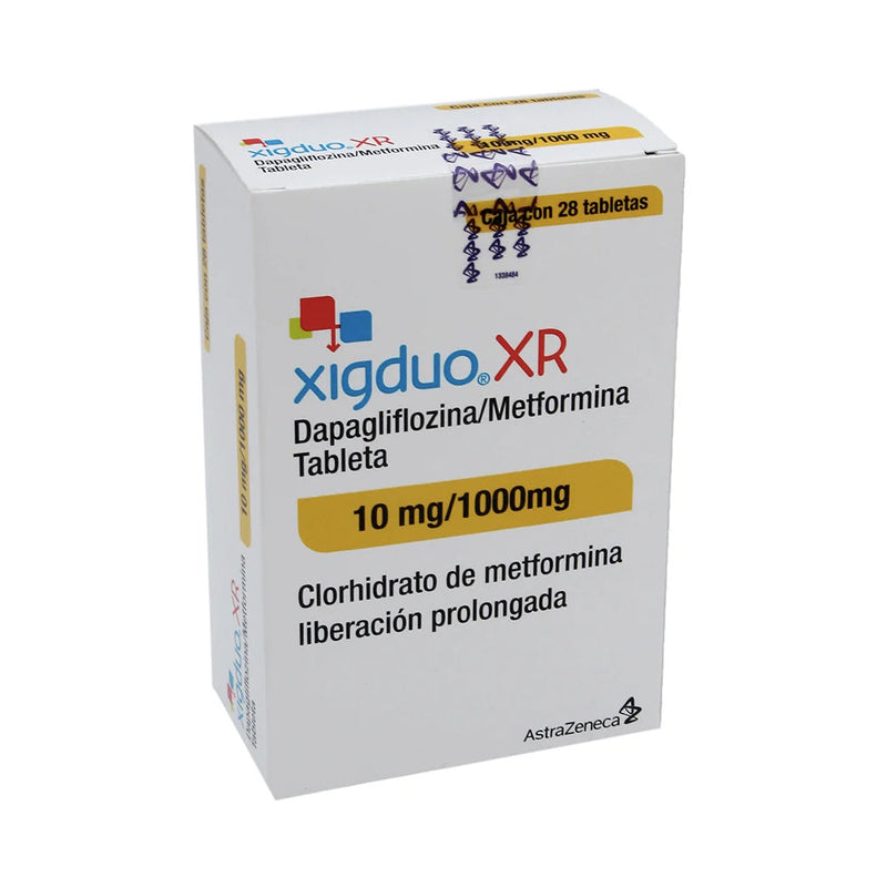 XIGDUO XR 10/1000 MG TAB C/28 CS3+1