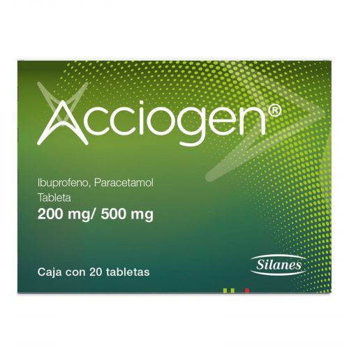 ACCIOGEN 200/500 MG TAB C/20