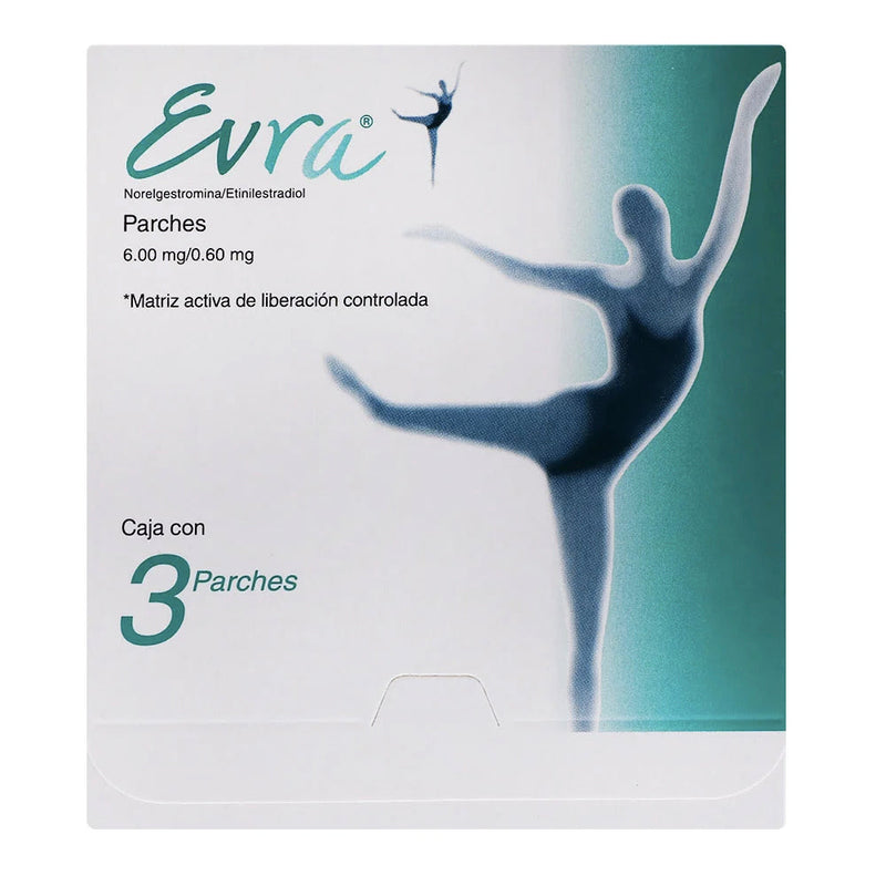 EVRA 6.00/0.60 MG PARCHES C/3