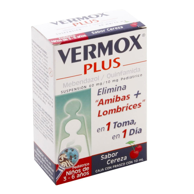 VERMOX PLUS PED SUS 10 ML