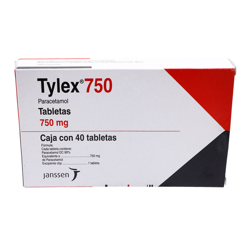 TYLEX 750 MG TAB C/40