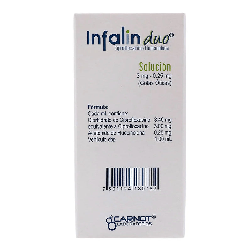 INFALIN DUO OTICO SOL 10 ML