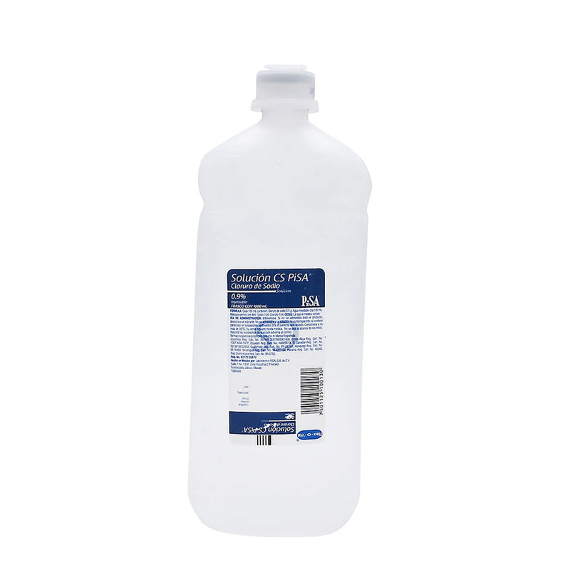 CLORURO SODIO 0.9% 1000ML PLASTICO