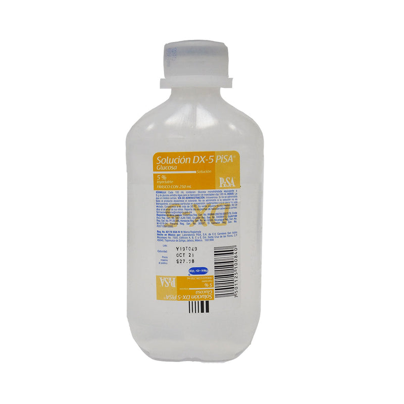 DEXTROSA 5% 250 ML PLAST