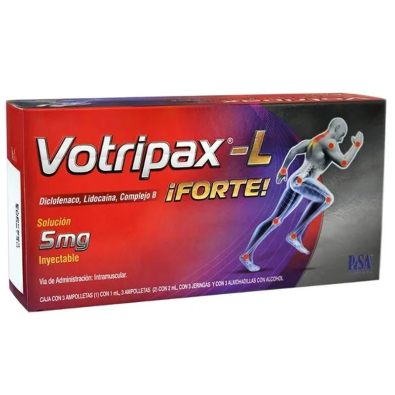 VOTRIPAX FORTE 5 MG AMP C/3