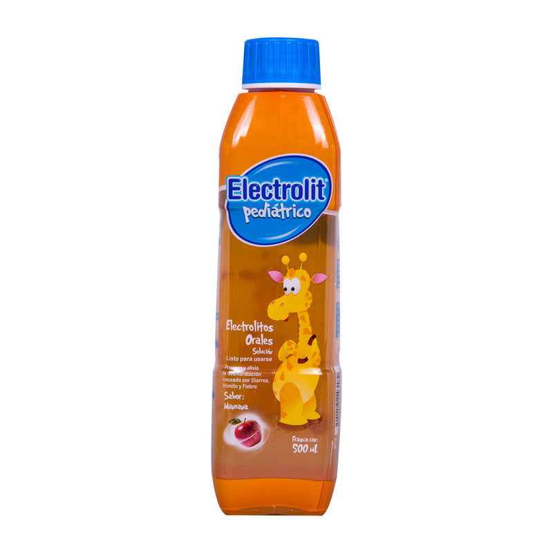 ELECTROLIT PED MANZANA 500 ML
