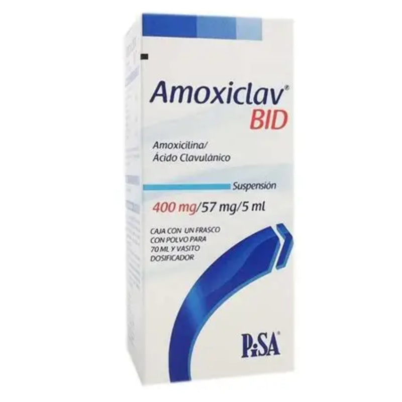 AMOXICLAV BID 400 MG SUSP 70 ML