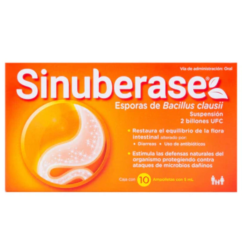 SINUBERASE ORAL AMP 5 ML C/10