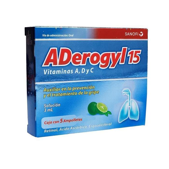 ADEROGYL 15 ORAL AMP C/5 ME2%