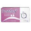 POSTDAY 0.75 MG CPR C/2