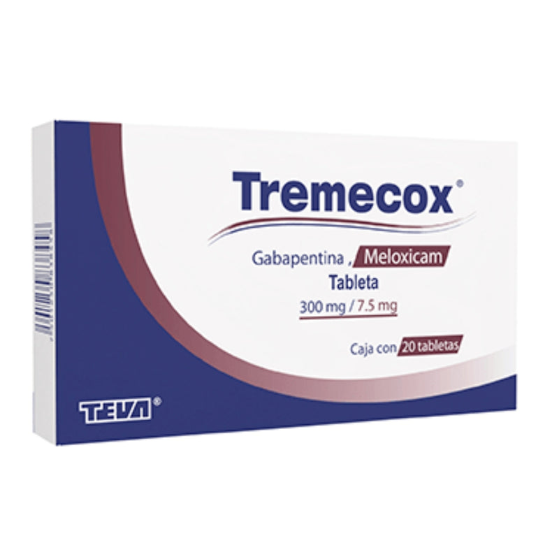 TREMECOX 300/7.5 MG TAB C/20