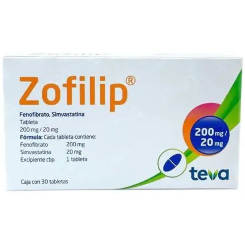 ZOFILIP 200/20 MG TAB C/30 CS3+1