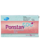 PONSTAN 500 MG TAB C/15 ME2% CS$34