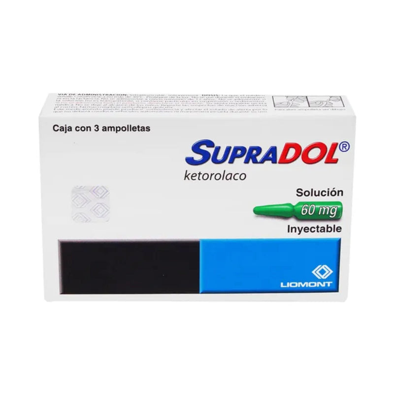 SUPRADOL 60 MG AMP C/3