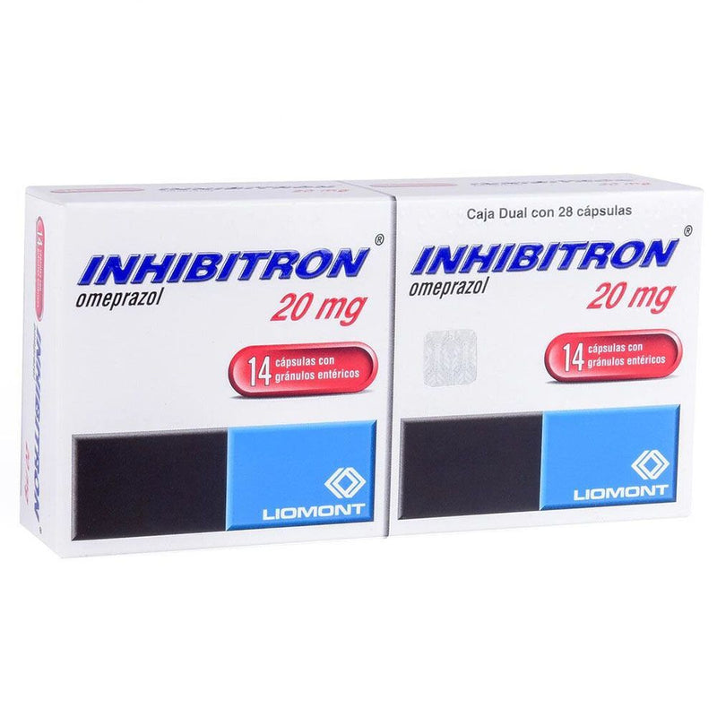 INHIBITRON DUAL 20 MG CAP C/14