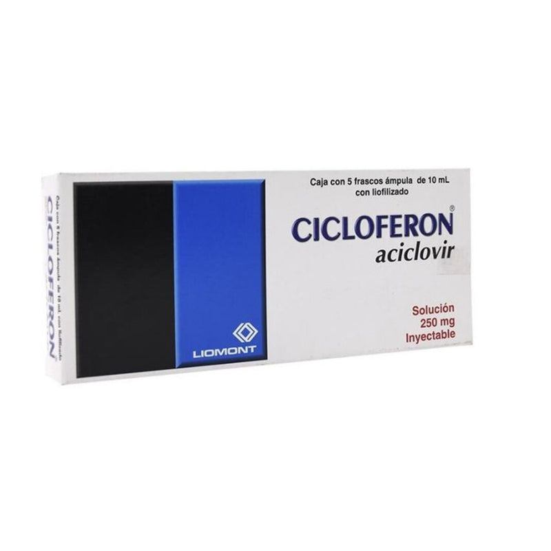 CICLOFERON INFUSION 250 MG SOL INY 10 ML C/5 AMP