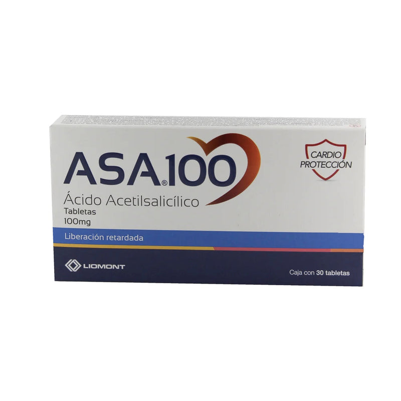 ASA 100 MG TAB C/30