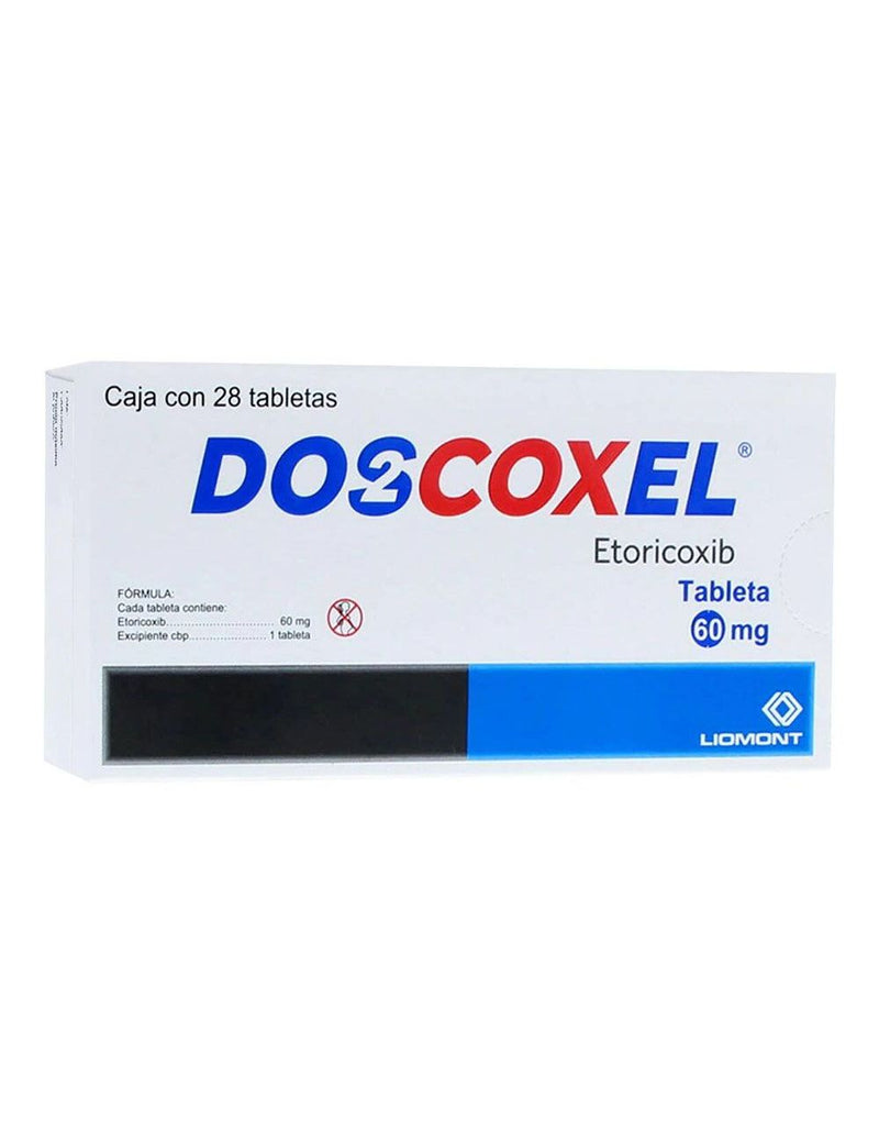 DOSCOXEL 60 MG TAB C/28