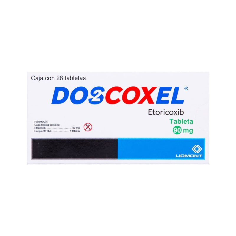 DOSCOXEL 90 MG TAB C/28