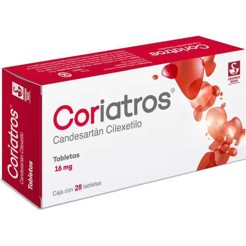 CORIATROS 16 MG TAB C/28 CS3+1