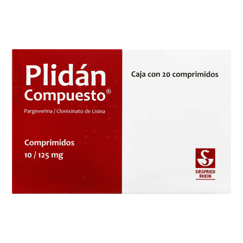 PLIDAN CPTO 10/125MG CPR C/20