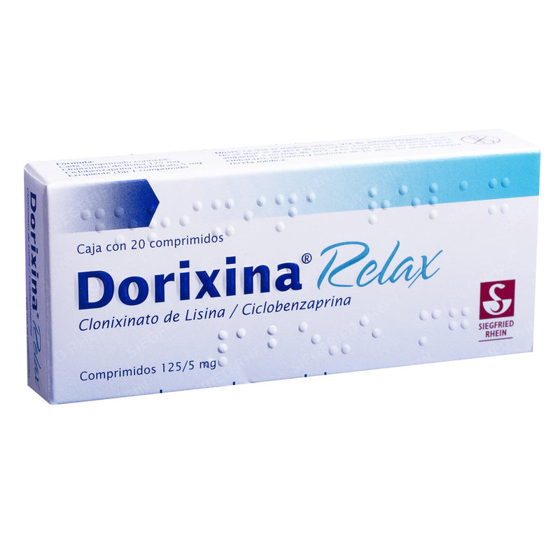 DORIXINA RELAX 125 MG/5 MG CPR C/20 ME2%