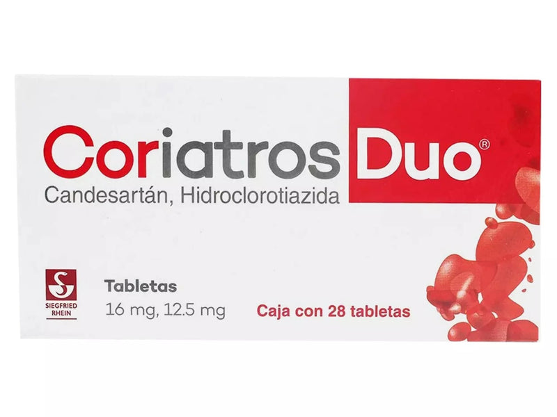 CORIATROS DUO 16/12.5 MG TAB C/28