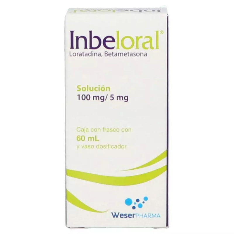 INBELORAL 100/ 5 MG SOL FCO 60 ML