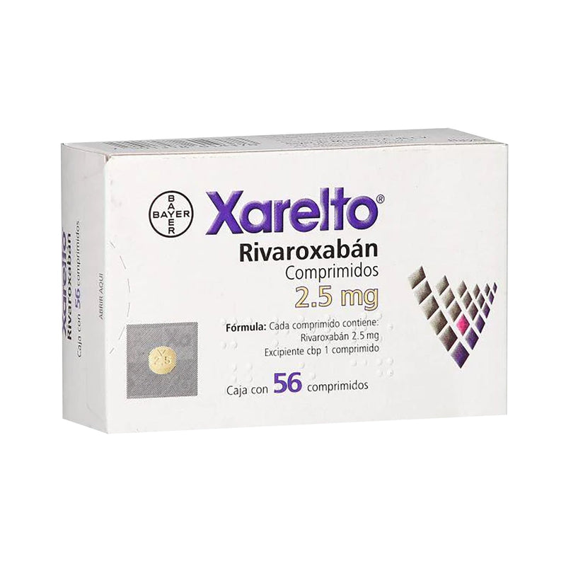 XARELTO 2.5 MG CPR C/56 CS25%