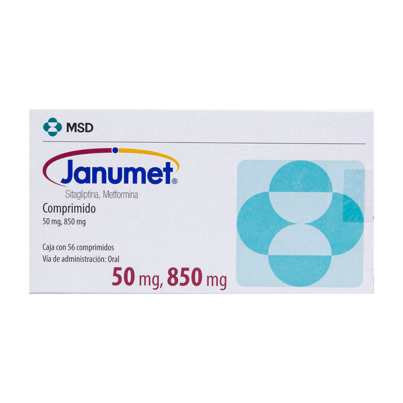 JANUMET 50/850 MG CPR C/56