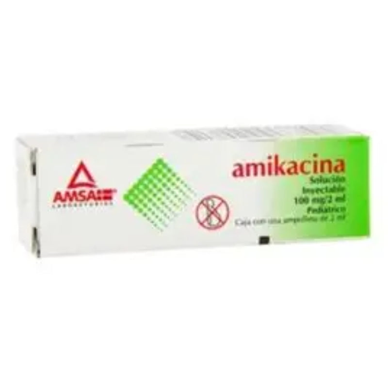 AMIKACINA 100 MG AMP C/1 AMSA GI
