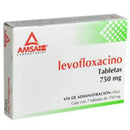 LEVOFLOXACINO 750 MG TAB C/7 AMSA GI