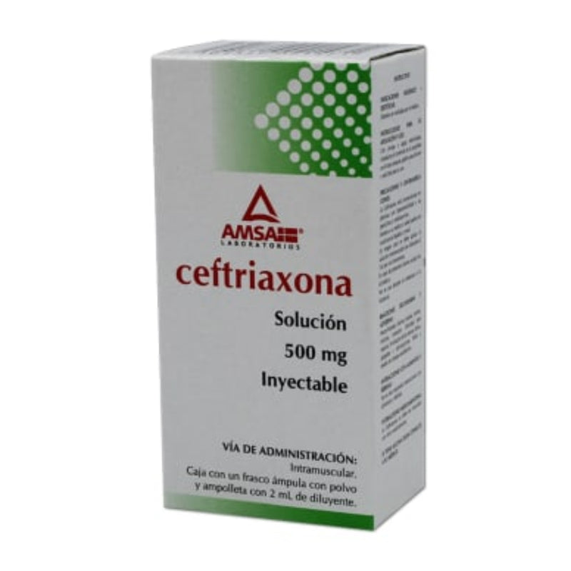 CEFTRIAXONA 500 MG I.M. SOL INY 2 ML GI