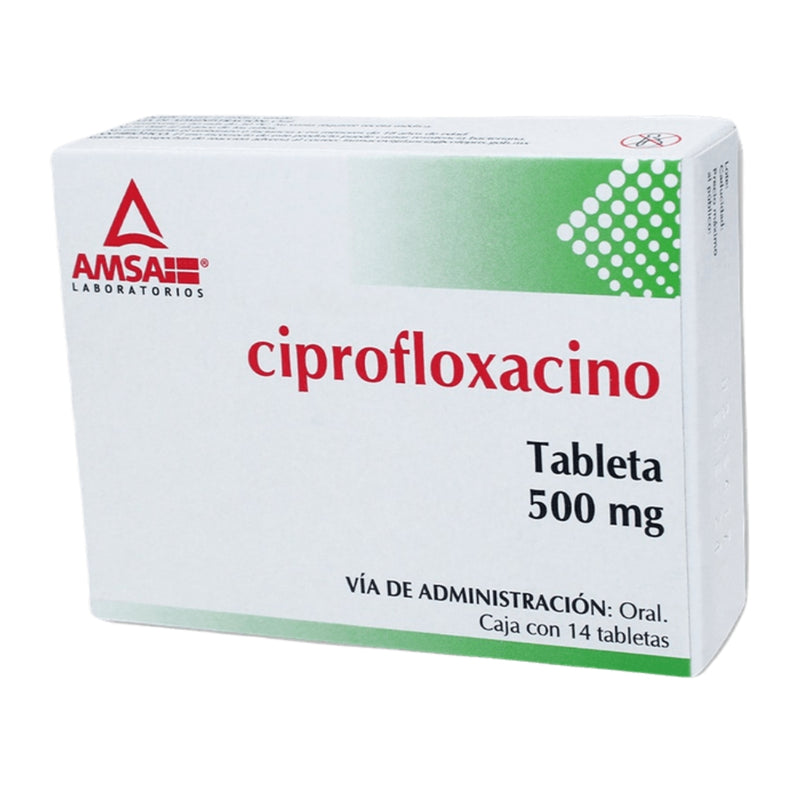 CIPROFLOXACINO 500 MG TAB C/14 GI