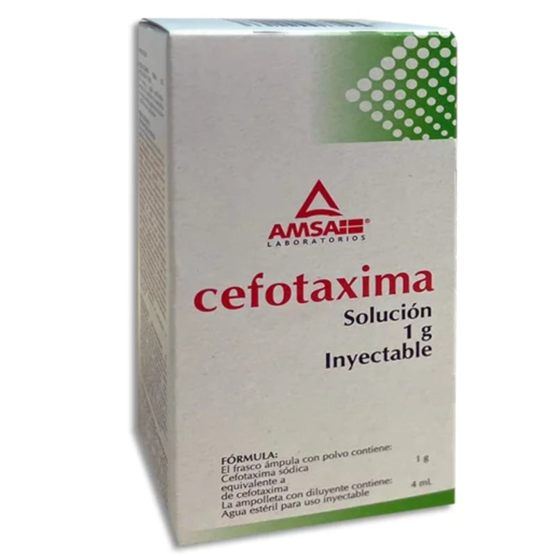 CEFOTAXIMA 1 GR I.V SOL INY 4 ML AMSA GI