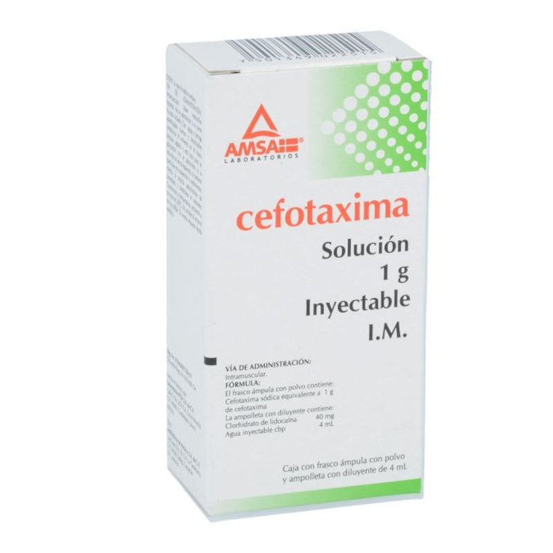 CEFOTAXIMA 1 GR I.M SOL INY 4 ML AMSA GI