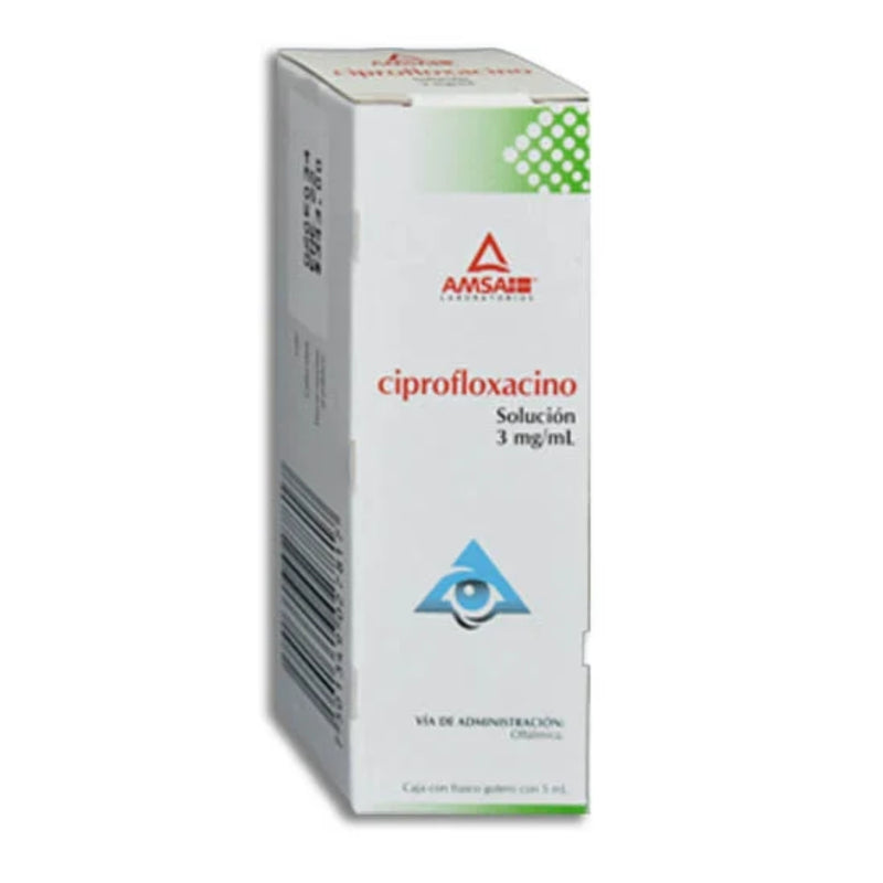 CIPROFLOXACINO OFT 3 MG SOL 5 ML GI